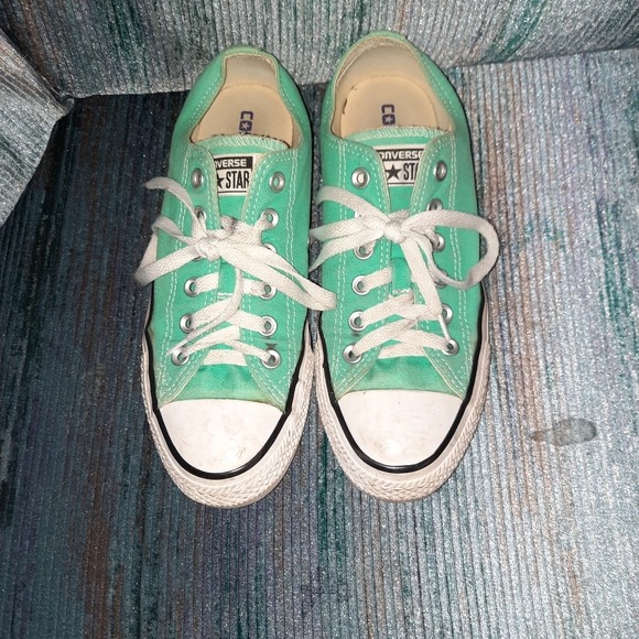 Turquoise Converse - Picture 3 of 3
